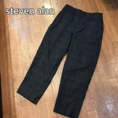 Steven alan　スティーブン アラン　チェック柄イージーパンツ