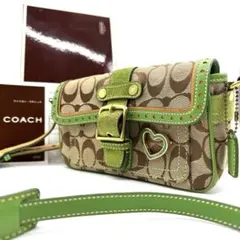 【希少色】COACH ショルダーバッグ ソーホー シグネチャー 1485
