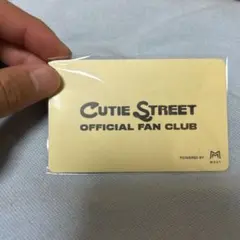 CUTIE STREET OFFICIAL FAN CLUB 会員証