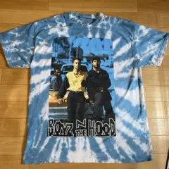 BOYZ N THE HOOD ビッグプリントタイダイ染Tシャツ