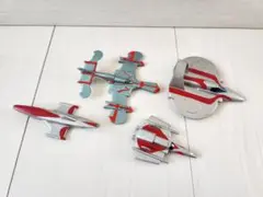ウルトラマンシリーズ ミニチュア飛行機セット 4機 レトロ