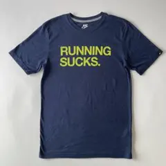 NIKE RUNNING SUCKS Tシャツ ネイビー ナイキのサムネイル