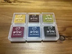artnic スタンプ台 6個セット