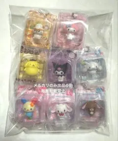 サンリオキャラクターズ パッケージミニチュアコレクション ガチャ コンプ