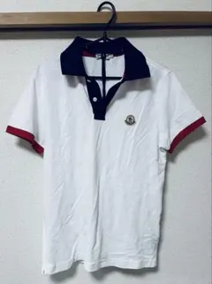 MONCLER ポロシャツ ホワイト レッド　未使用品のサムネイル