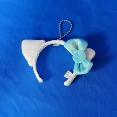 サンリオ　シークレット ミニカチューシャ 　ハローキティ（リボン水色）