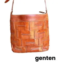 genten ゲンテン マトォーネ ショルダーバッグ レザー ブラウンのサムネイル