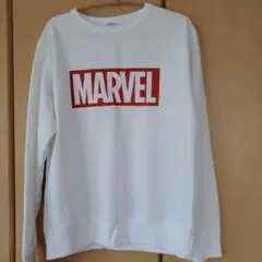MARVEL ホワイト トレーナー L