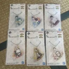 ヒロアカ一番くじアクリルキーホルダー6個セットとアクリルミラー、ステッカー付き