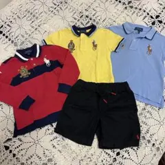 100サイズセット☆ポロ ラルフローレン☆ポロシャツ☆半ズボン☆4点セット☆