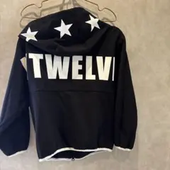 [V12] ★美品★フード付きブラックジャケット サイズ0
