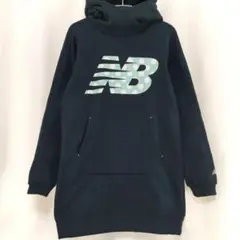 ★ニューバランス★プルオーバー★パーカー★ロング丈★ネイビー★チュニック★裏起毛