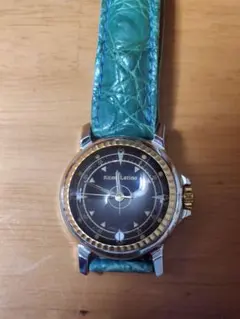 Ritmo Latino 腕時計 防水 緑色レザー