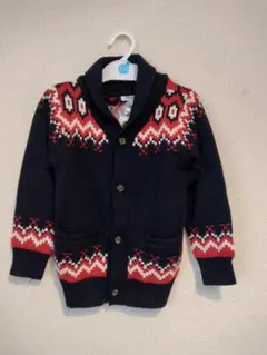 ★グローバルワークス　フェアアイル　ニット　カーディガン　110　120