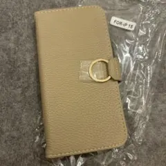 iPhone 15 ケース 手帳型 おしゃれ リング付き アイフォン