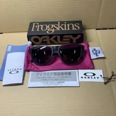 付属なしオークリーox8137A-0355ライトブルーグレーFrogskins - メルカリ