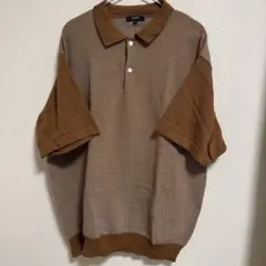 BEAMS ブラウン ポロシャツ Mサイズのサムネイル