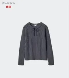 UNIQLO ユニクロ　リブタイネックセーターJW ANDERSON Mサイズ