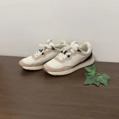 ZARA スニーカー 35 22.8cm ピンク ベージュ