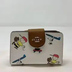 MONO様専用　　COACH コーチ コラボ スヌーピー 二つ折財布