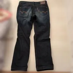 EDWIN Lot 503 ダークブルーストレートジーンズ W30 L30