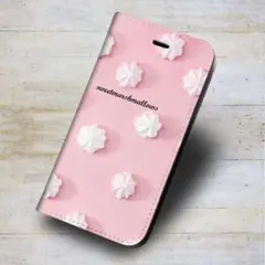 iPhone17 手帳型ケース マシュマロ ピンク B 4j