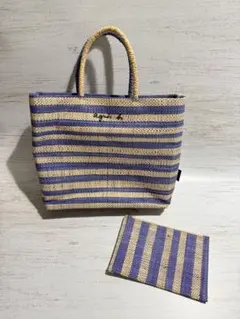 IENA 【agnes b./アニエス ベー】マダガスカル トートバッグ