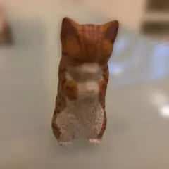 茶トラ猫 ミニフィギュア