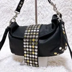 Tres Studded Leather 2Way Bag Y2Kのサムネイル