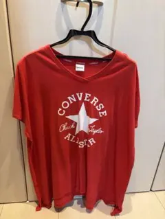 CONVERSE 半袖ロングTシャツ レッドのサムネイル