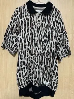 WACKO MARIA ワコマリア　レオパード　ポロシャツ