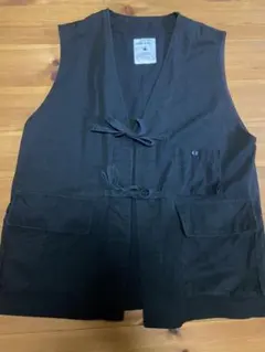 ニコアンド ＊フィッシングベスト　ブラック