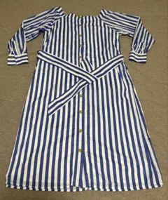 BANANA REPUBLIC ストライプ シャツワンピース M