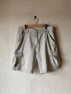 00s Wrangler HERO カーゴショーツ グレー ベージュW34