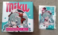 【空箱とカードのみ】ミク×チロルチョコクリアカード