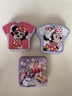 ディズニーランド　ミニーマウスデザイン缶セット