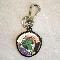 刺繍 キーホルダー ストラップ アガベ チタノタ ハンドメイド - メルカリ