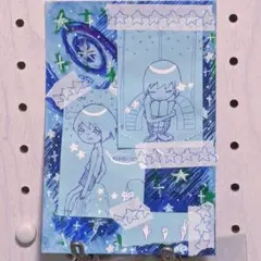 オリジナル手描きイラスト　ハガキサイズ