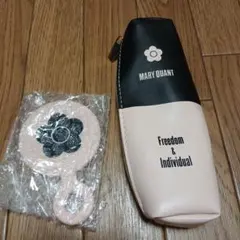 超激安　新品　未使用　送料込み　MARY QUANT　ポーチ　ミラー　2点セット