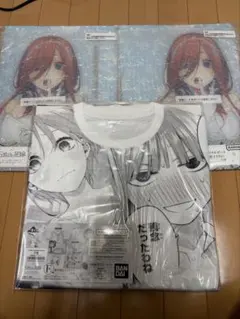 五等分の花嫁 一番くじ アクリルボード 中野一花 二乃 Tシャツ