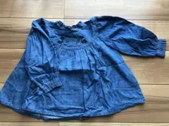 プティマイン　ミッキーミニー　デニム　110cm