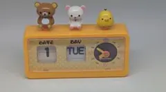 希少 リラックマ ぱたぱたクロック3 イエローカラー 動作確認済 - メルカリ
