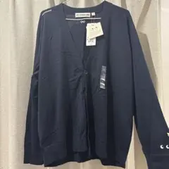 ネイビー 長袖カーディガン ANYAHINDMARCH UNIQLOコラボ