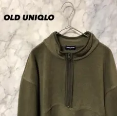 【希少】　old uniqlo ハーフジップフリース　XL オーバーサイズ
