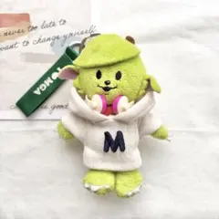 メメルのフードパーカー キルティング アイボリー ヘッドフォン付き ぬい服