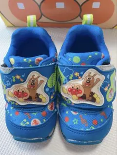 アンパンマン ベビーシューズ 青 12cm