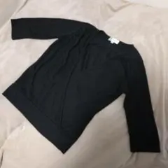 ミッシェルクラン　五分丈　M 　黒　カシュクール