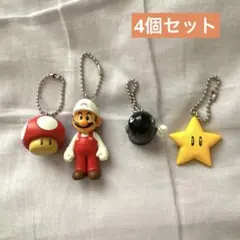 スーパーマリオ　アイテム　マスコットチャーム　キーホルダー　ファイアマリオのサムネイル