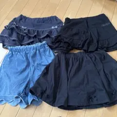 フリル付きショートパンツ4点セット　130センチ