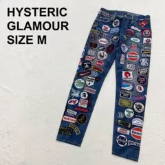 【美品】ヒステリックグラマー KINKY JEANS ワッペン転写パンツ（205のサムネイル
